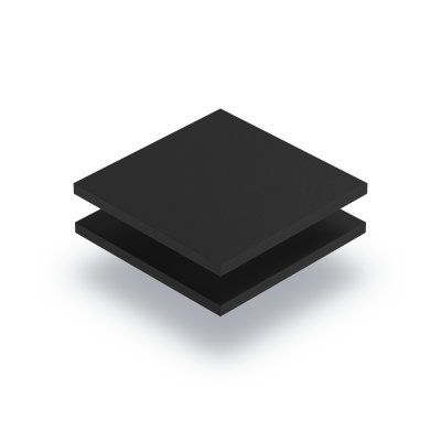 PVC Hartschaumplatte schwarz