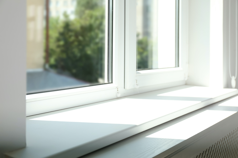 Fensterbank verkleiden mit weib plexiglass